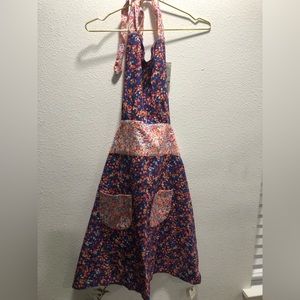 Anthropologie liberty apron BNWT